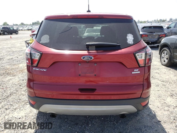 2017 Ford Escape SE with VIN 1FMCU0GD0HUC90038, listed as a Copart auction lot 54340005 with 115,717 mi miles and Clean Title. Bid and sale history available at DreamBid. Image 6.
