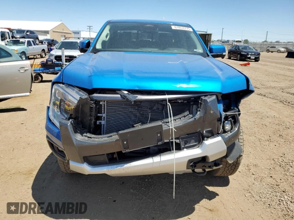 2025 Ford Ranger Lariat with VIN 1FTER4KH9SLE17446, listed as a Copart auction lot 61853775 with 1,810 mi miles and Salvage title. Bid and sale history available at DreamBid. Image 5.