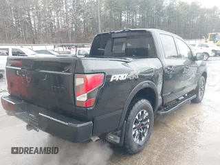 2024 Nissan Titan Pro-4X with VIN 1N6AA1ED6RN118344, listed as a IAAI auction lot 41546438 with 10,163 mi miles and . Bid and sale history available at DreamBid. Image 4.