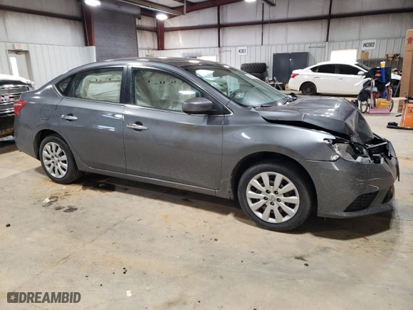 2019 Nissan Sentra S with VIN 3N1AB7AP1KY356410, listed as a Copart auction lot 46079345 with 92,684 mi miles and Salvage Title. Bid and sale history available at carsss.com. Image 4.