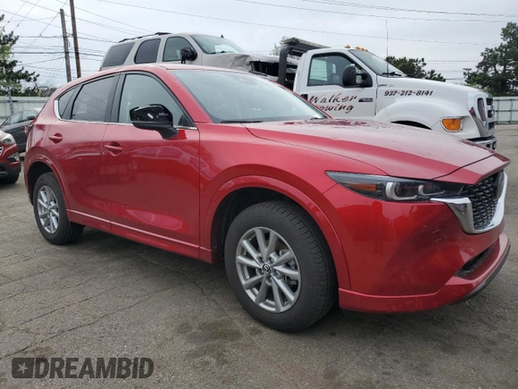 2024 Mazda CX-5 S Select with VIN JM3KFBBL3R0447078, listed as a Copart auction lot 53062645 with 17,580 mi miles and Salvage Title. Bid and sale history available at carsss.com. Image 4.