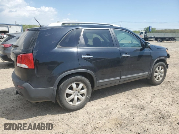 2013 Kia Sorento LX with VIN 5XYKT4A6XDG364050, listed as a Copart auction lot 52725905 with 166,866 mi miles and Salvage title. Bid and sale history available at DreamBid. Image 3.