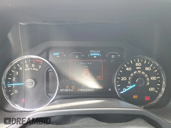 2016 Ford F-150 XLT with VIN 1FTEW1EF7GFA11298, listed as a Copart auction lot 58924145 with 197,189 mi miles and Salvage title. Bid and sale history available at DreamBid. Image 9.