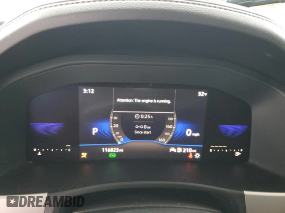 2022 Volkswagen Atlas SE with VIN 1V2DP2CA4NC530067, listed as a Copart auction lot 44769965 with 116,823 mi miles and Salvage title. Bid and sale history available at DreamBid. Image 9.