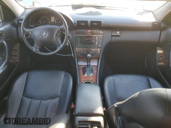 2006 Mercedes-Benz C 280 Luxury with VIN WDBRF92H66F779308, listed as a Copart auction lot 87382174 with 146,459 mi miles and Salvage Title. Bid and sale history available at DreamBid. Image 8.