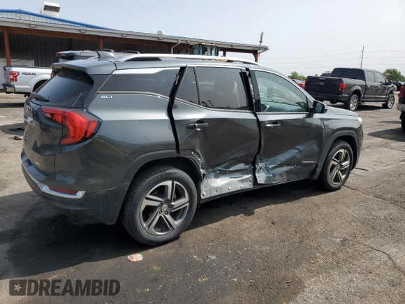 2020 GMC Terrain SLT z VIN 3GKALVEV1LL125257, wystawiony jako Copart lot #59213155 z przebiegiem 79 243 mil mil oraz Szkoda całkowita • Salvage title. Historia ofert i sprzedaży dostępna na DreamBid. Obrazek 3.