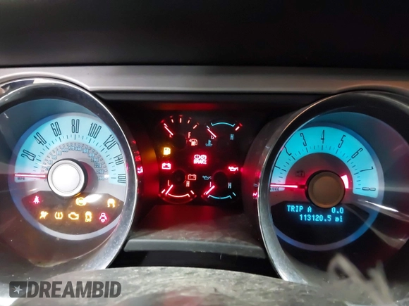 2011 Ford Mustang V6 with VIN 1ZVBP8EM4B5153112, listed as a IAAI auction lot 41891080 with 113,120 mi miles and . Bid and sale history available at DreamBid. Image 7.