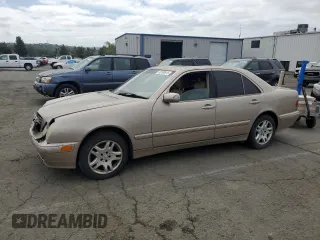 2001 Mercedes-Benz E-Class with VIN WDBJF70J31B293515, listed as a Copart auction lot 53100915 with 0 mi miles and Salvage Title. Bid and sale history available at carsss.com. Image 1.