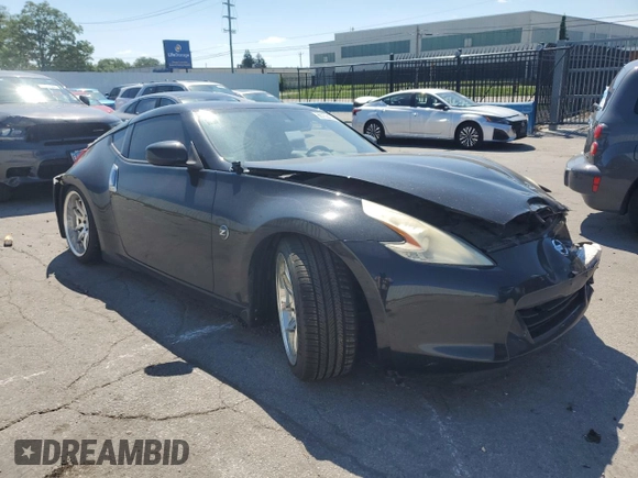 2009 Nissan 370Z Touring with VIN JN1AZ44EX9M407369, listed as a Copart auction lot 66755474 with 124,031 mi miles and Salvage Title. Bid and sale history available at carsss.com. Image 4.