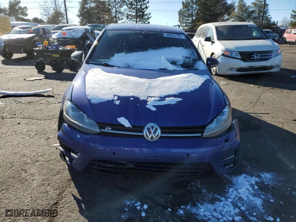 2015 Volkswagen Golf R with VIN WVWLF7AU1FW207055, listed as a Copart auction lot 88555185 with 129,250 mi miles and Salvage Title. Bid and sale history available at carsss.com. Image 5.