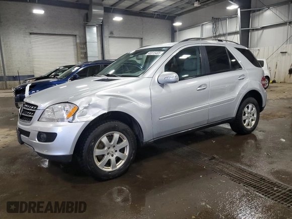 2007 Mercedes-Benz M 350 with VIN 4JGBB86E37A226893, listed as a Copart auction lot 46915485 with 171,518 mi miles and Salvage Title. Bid and sale history available at DreamBid. Image 1.