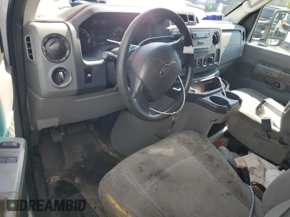 2010 Ford Econoline Cargo with VIN 1FDSS3HLXADA85762, listed as a Copart auction lot 57400124 with 130,431 mi miles and Non Repairable. Bid and sale history available at DreamBid. Image 8.