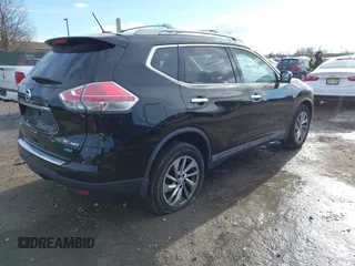 2014 Nissan Rogue SL with VIN 5N1AT2MV1EC845695, listed as a IAAI auction lot 41459067 with 1 mi miles. Bid and sale history available at carsss.com. Image 4.