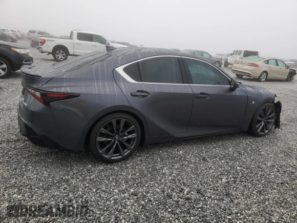 2024 Lexus IS with VIN JTHGA1D28R5131043, listed as a Copart auction lot 83838504 with 3,784 mi miles and Salvage Title. Bid and sale history available at carsss.com. Image 3.
