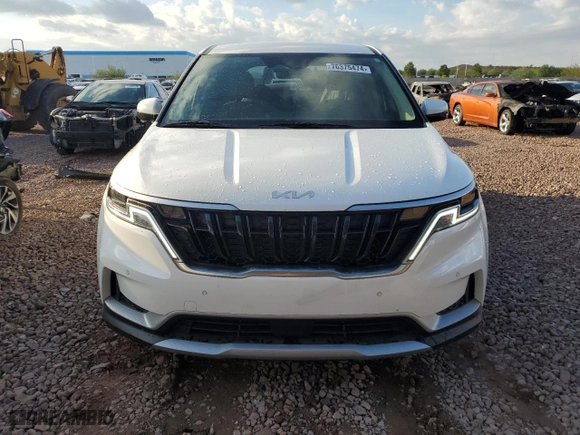 2024 Kia Carnival EX with VIN KNDNC5H39R6386727, listed as a Copart auction lot 76375474 with 9,139 mi miles and Salvage Title. Bid and sale history available at carsss.com. Image 5.