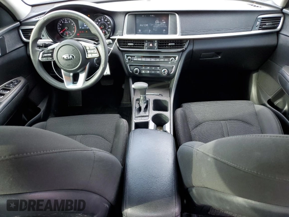 2019 Kia Optima LX with VIN 5XXGT4L38KG290749, listed as a Copart auction lot 63119405 with 96,133 mi miles and Salvage title. Bid and sale history available at DreamBid. Image 8.