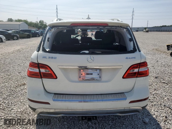 2013 Mercedes-Benz M 350 with VIN 4JGDA5HB8DA215865, listed as a Copart auction lot 58357115 with 168,730 mi miles and Salvage title. Bid and sale history available at DreamBid. Image 6.