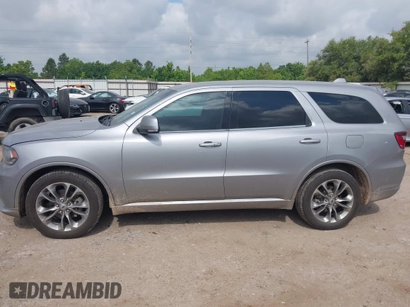 2019 Dodge Durango GT Plus with VIN 1C4RDHDG8KC824380, listed as a IAAI auction lot 42285725 with 126,659 mi miles and . Bid and sale history available at DreamBid. Image 14.
