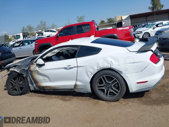 2021 Ford Mustang EcoBoost with VIN 1FA6P8TH6M5104559, listed as a IAAI auction lot 41879755 with 1 mi miles. Bid and sale history available at carsss.com. Image 14.