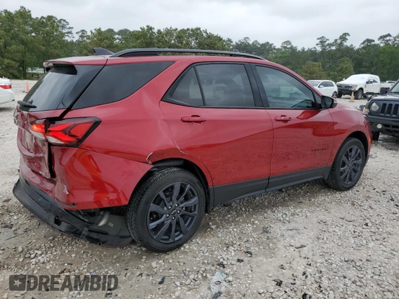 2024 Chevrolet Equinox RS with VIN 3GNAXMEG2RL228246, listed as a Copart auction lot 51309955 with 32,390 mi miles and Salvage Title. Bid and sale history available at DreamBid. Image 3.
