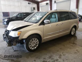 2013 Chrysler Town & Country Limited with VIN 2C4RC1GG2DR621811, listed as a Copart auction lot 54130625 with 178,412 mi miles and Salvage Title. Bid and sale history available at carsss.com. Image 1.