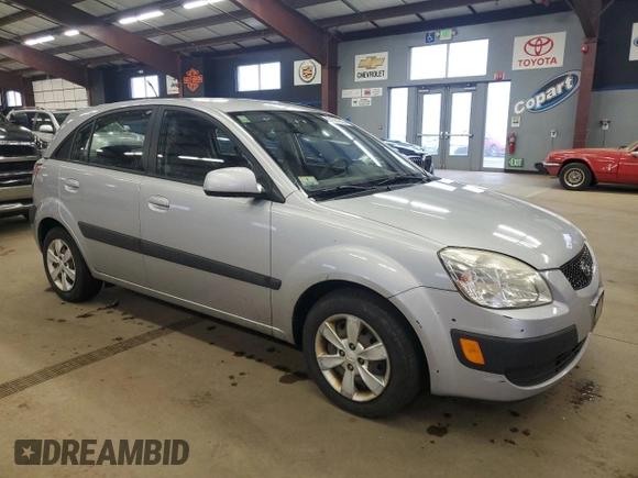 2009 Kia Rio LX with VIN KNADE243396494204, listed as a Copart auction lot 51351255 with 146,724 mi miles and Clean Title. Bid and sale history available at carsss.com. Image 4.
