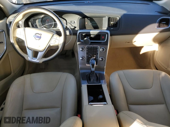 2016 Volvo S60 T5 Premier with VIN YV1612TK6G2395942, listed as a Copart auction lot 80284553 with 60,619 mi miles. Bid and sale history available at carsss.com. Image 8.
