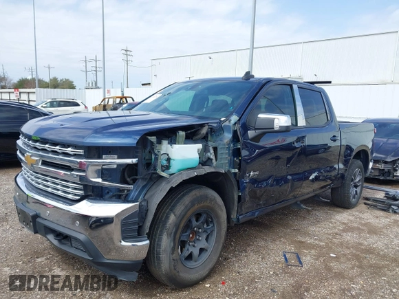 2020 Chevrolet Silverado 1500 LT with VIN 3GCPWCED9LG154491, listed as a IAAI auction lot 41668732 with 93,702 mi miles. Bid and sale history available at carsss.com. Image 2.