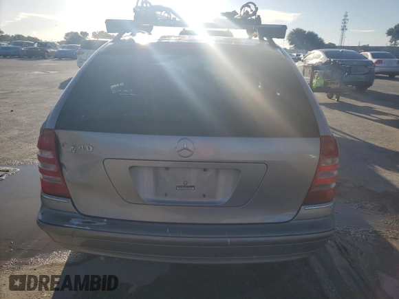 2005 Mercedes-Benz C 240 with VIN WDBRH61J85F539608, listed as a Copart auction lot 66003865 with 119,616 mi miles and Clean title. Bid and sale history available at DreamBid. Image 6.