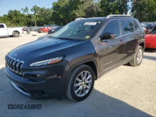 2014 Jeep Cherokee Limited with VIN 1C4PJLDS8EW318994, listed as a Copart auction lot 53450115 with 89,476 mi miles and Salvage Title. Bid and sale history available at carsss.com. Image 1.