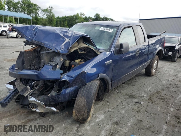 2008 Ford F-150 XLT z VIN 1FTPX14V08FB27751, wystawiony jako Copart lot #58698155 z przebiegiem Nie podano mil oraz Szkoda całkowita • Salvage title. Historia ofert i sprzedaży dostępna na DreamBid. Obrazek 1.