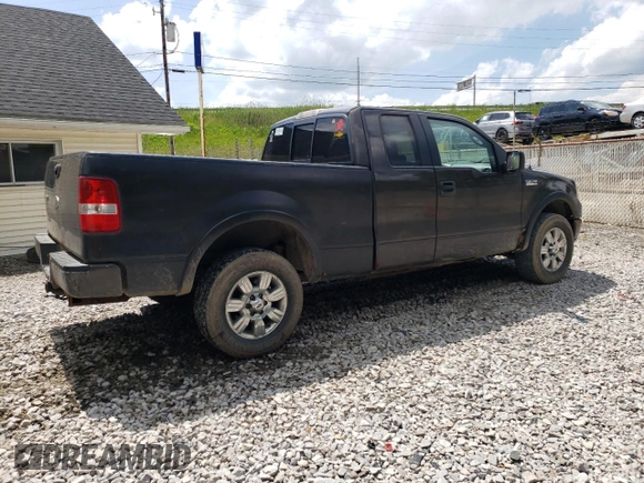 2006 Ford F-150 STX with VIN 1FTRX14W36NB54625, listed as a Copart auction lot 58221215 with 219,195 mi miles and Salvage title. Bid and sale history available at DreamBid. Image 3.