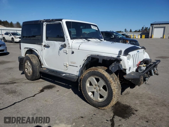 2014 Jeep Wrangler Sahara with VIN 1C4AJWBGXEL125544, listed as a Copart auction lot 51961845 with 146,917 mi miles and Salvage title. Bid and sale history available at DreamBid. Image 4.