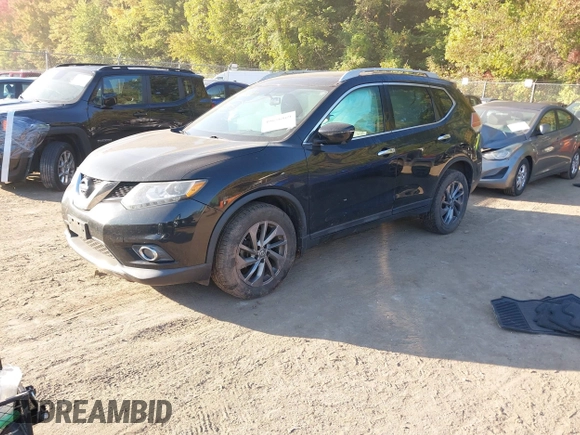 2016 Nissan Rogue SV with VIN 5N1AT2MV2GC755622, listed as a IAAI auction lot 40656869 with 132,970 mi miles and . Bid and sale history available at DreamBid. Image 17.
