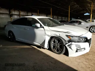 2019 Honda Accord Sedan Sport 1.5T with VIN 1HGCV1F35KA142574, listed as a Copart auction lot 48250975 with 57,115 mi miles and Salvage Title. Bid and sale history available at carsss.com. Image 4.