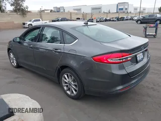 2017 Ford Fusion SE with VIN 3FA6P0HD5HR293845, listed as a IAAI auction lot 41723687 with 107,264 mi miles. Bid and sale history available at carsss.com. Image 3.