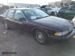 1995 Chevrolet Caprice Classic with VIN 1G1BL52W1SR104079, listed as a IAAI auction lot 41384358 with 1 mi miles. Bid and sale history available at carsss.com. Image 1.
