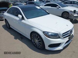 2015 Mercedes-Benz C 300 Luxury with VIN 55SWF4KB1FU034942, listed as a IAAI auction lot 42384243 with 134,747 mi miles and . Bid and sale history available at DreamBid. Image 1.