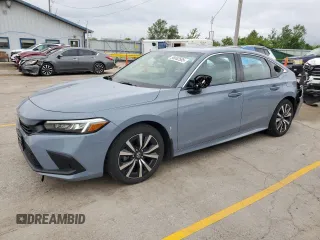 2024 Honda Civic EX z VIN 2HGFE1F78RH308663, wystawiony jako Copart lot #58062505 z przebiegiem 19 408 mil mil oraz Szkoda całkowita • Salvage title. Historia ofert i sprzedaży dostępna na DreamBid. Obrazek 1.