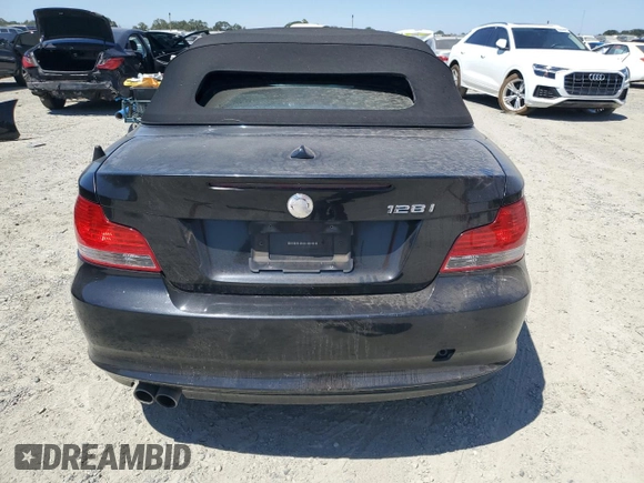 2008 BMW 1 Series 128i with VIN WBAUL73558VE88787, listed as a Copart auction lot 64285035 with 267,985 mi miles and Clean title. Bid and sale history available at DreamBid. Image 6.