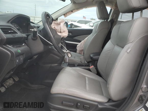 2015 Honda CR-V EX-L with VIN 2HKRM4H78FH666992, listed as a Copart auction lot 42400585 with 155,445 mi miles and Salvage Title. Bid and sale history available at carsss.com. Image 7.