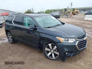 2019 Chevrolet Traverse LT with VIN 1GNEVHKW5KJ158989, listed as a IAAI auction lot 42346009 with 37,678 mi miles and . Bid and sale history available at DreamBid. Image 1.