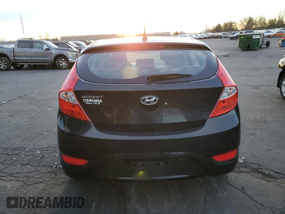 2017 Hyundai Accent SE with VIN KMHCT5AE6HU319236, listed as a Copart auction lot 50324515 with 133,426 mi miles and Salvage Title. Bid and sale history available at DreamBid. Image 6.