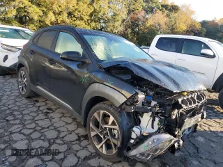 2022 Hyundai Kona Limited with VIN KM8K53A31NU926553, listed as a Copart auction lot 65083962 with 3,614 mi miles. Bid and sale history available at carsss.com. Image 1.