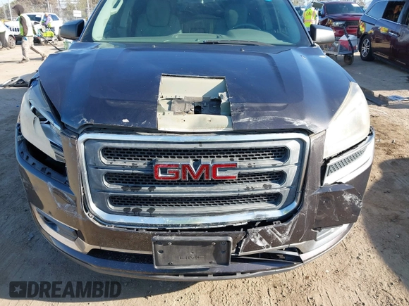 2014 GMC Acadia SLE with VIN 1GKKRNED0EJ359443, listed as a IAAI auction lot 41881129 with 100,998 mi miles and . Bid and sale history available at carsss.com. Image 6.