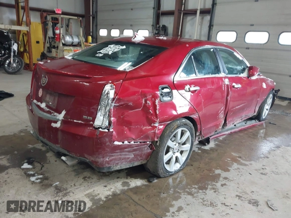 2014 Cadillac ATS Premium with VIN 1G6AE5S39E0111344, listed as a IAAI auction lot 41236449 with 175,164 mi miles. Bid and sale history available at carsss.com. Image 4.