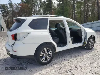 2018 Nissan Pathfinder SV with VIN 5N1DR2MM0JC619337, listed as a Copart auction lot 54335355 with 139,945 mi miles and Salvage title. Bid and sale history available at DreamBid. Image 3.