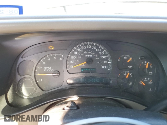 2004 Chevrolet Silverado 1500 LS with VIN 2GCEC19V841360239, listed as a Copart auction lot 50182815 with 249,092 mi miles and Salvage Title. Bid and sale history available at carsss.com. Image 9.