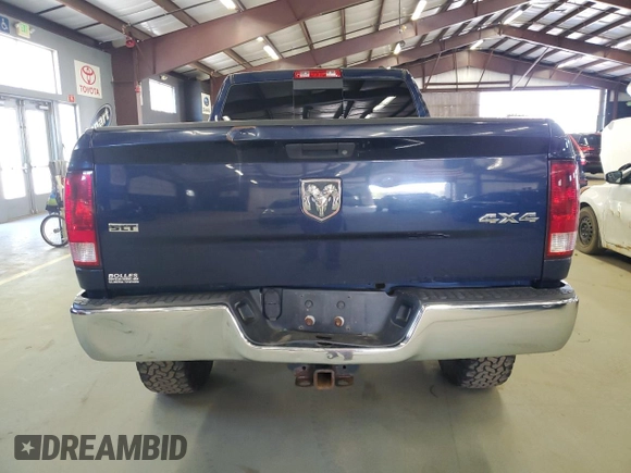 2012 Ram 2500 SLT with VIN 3C6TD5DT2CG320723, listed as a Copart auction lot 55232385 with 125,595 mi miles and Salvage title. Bid and sale history available at DreamBid. Image 6.