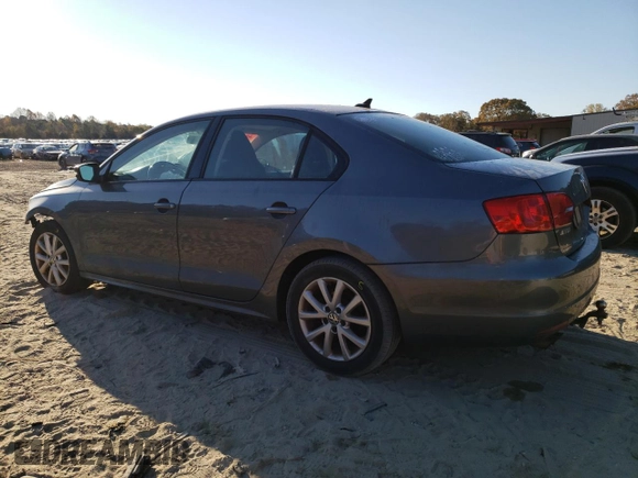 2012 Volkswagen Jetta Sedan SE w/Convenience PZEV with VIN 3VWDP7AJ2CM106767, listed as a Copart auction lot 75491043 with 167,156 mi miles and Non Repairable. Bid and sale history available at carsss.com. Image 2.
